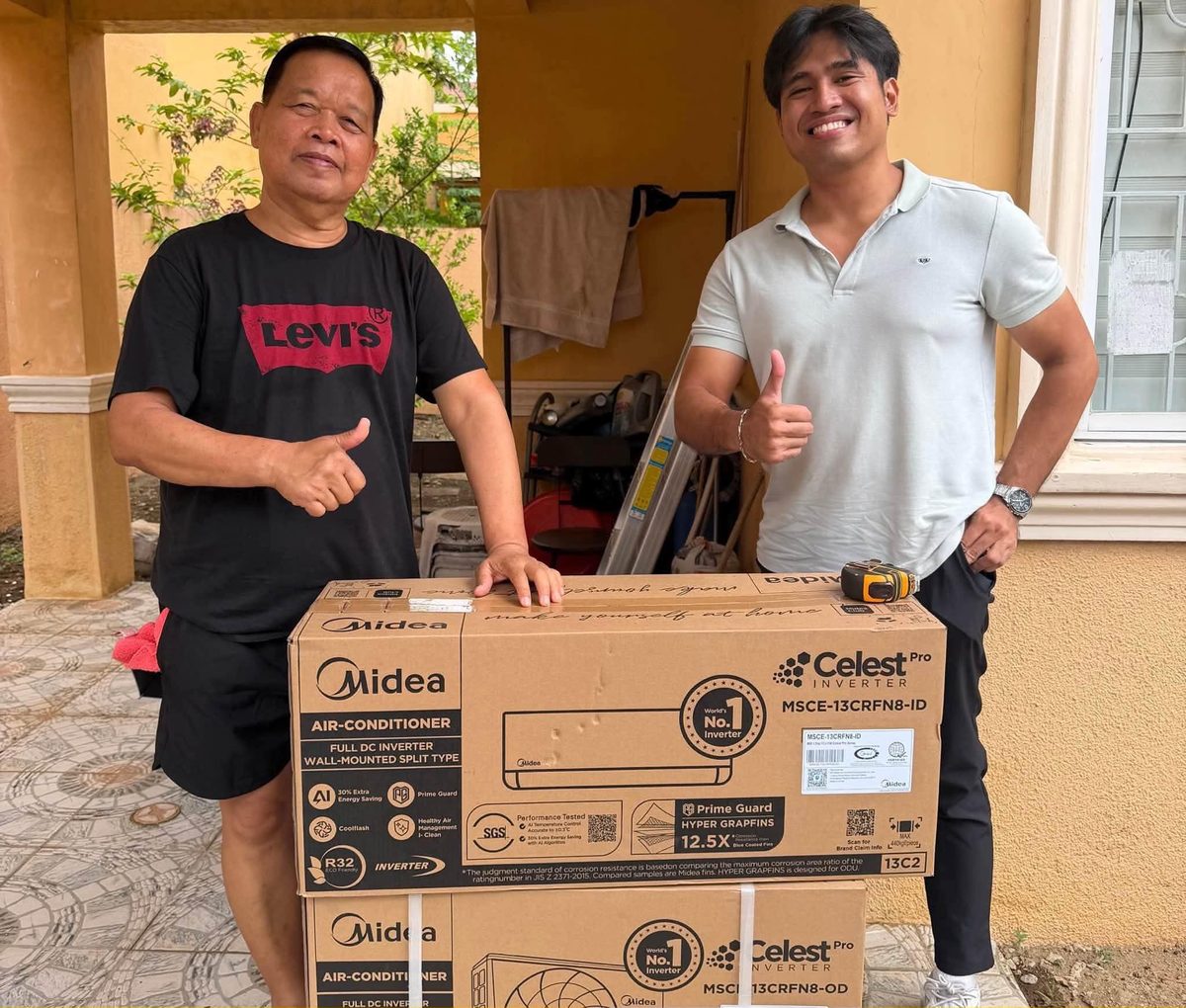 Midea Celest Pro delivered to a happy customer